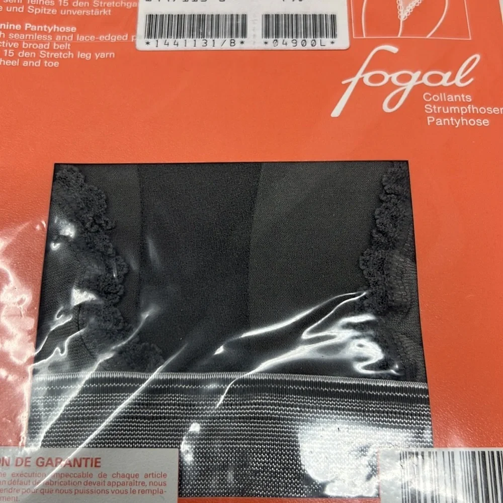Fogal Mon Seul Désir 144 Pantyhose Taupe Size S Lace 15 Denier Swiss NIP
